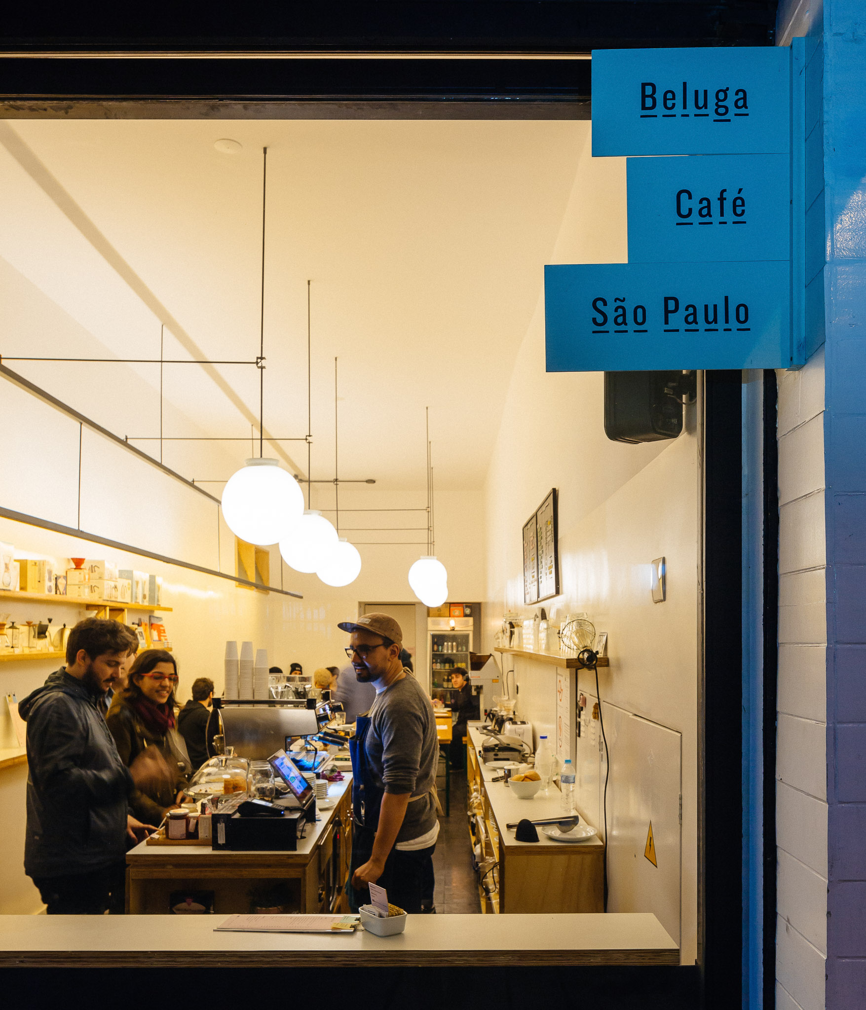 Beluga Café in São Paulo, by Bruna Canepa and Ciro Miguel and Juliana Braga